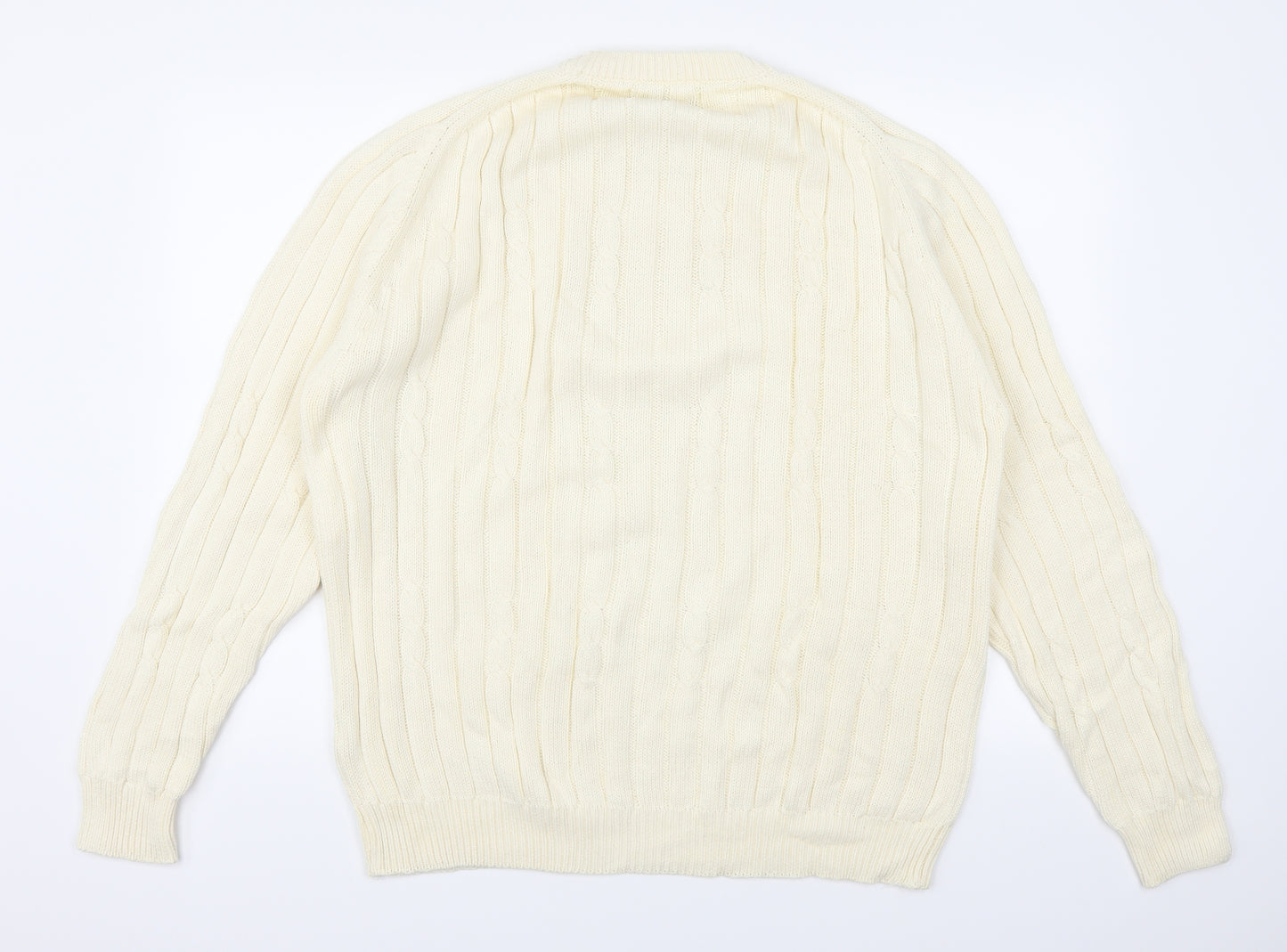 Country Trader Mens Ivory   Pullover Jumper Size L