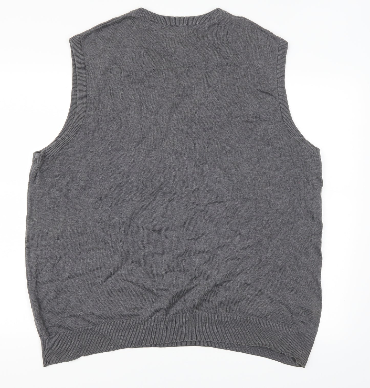 Maine Mens Grey   Vest Jumper Size L