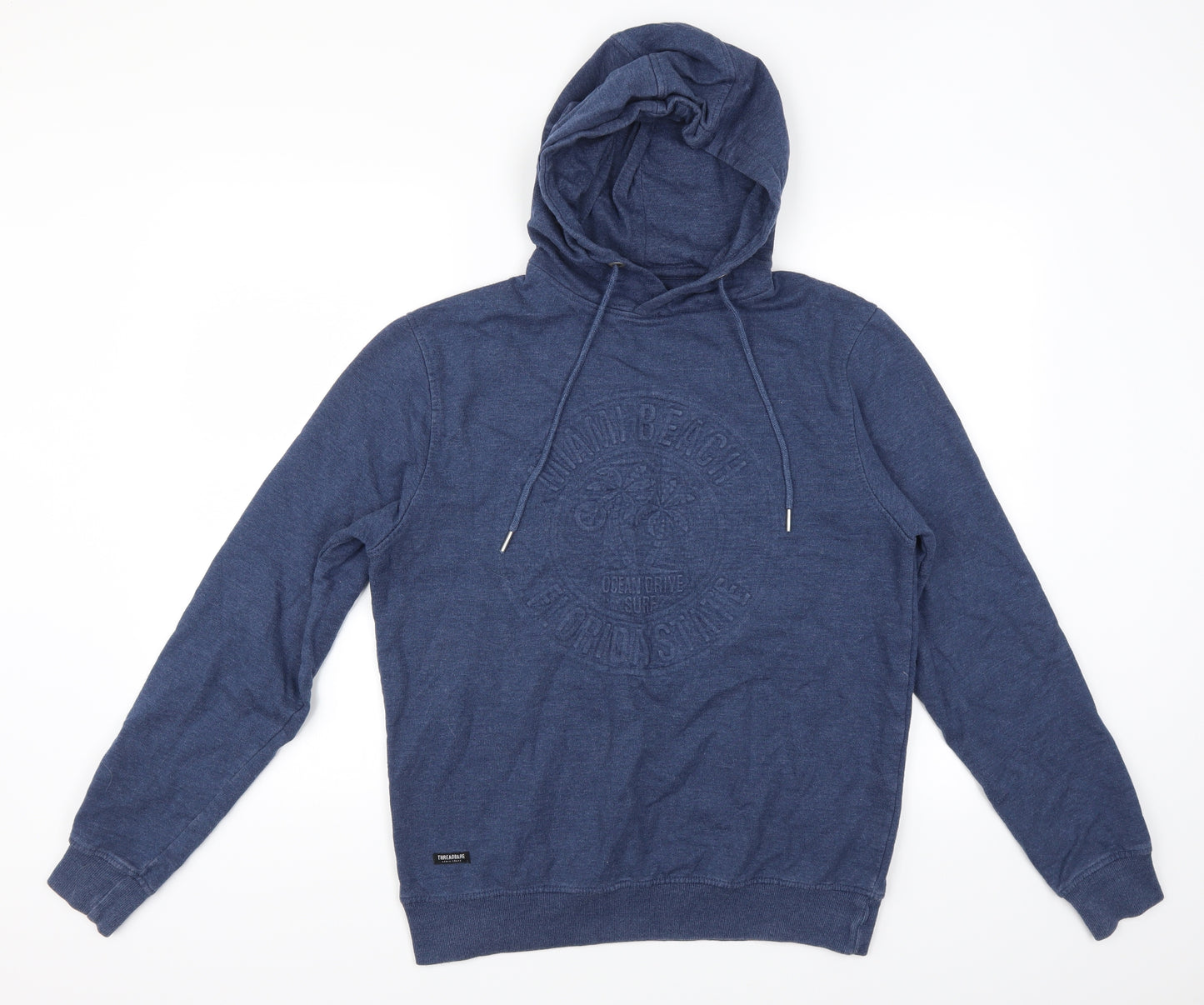 Thread Bare Mens Blue   Pullover Hoodie Size S