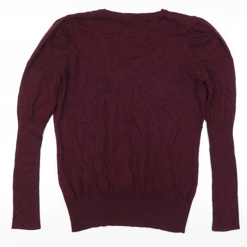 Dorothy Perkins Womens Red   Pullover Jumper Size 16