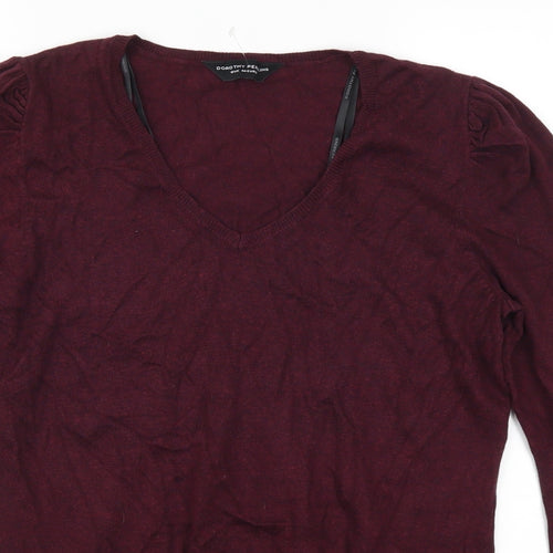Dorothy Perkins Womens Red   Pullover Jumper Size 16