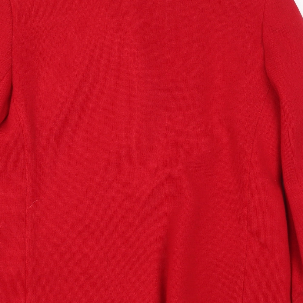 st michael Womens Red   Jacket Blazer Size 16