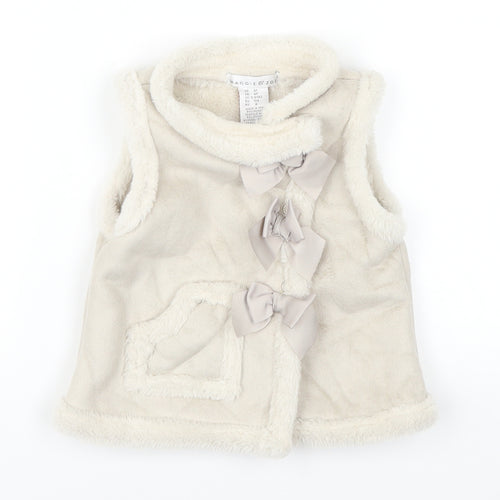 Maggie & Zoe Girls Grey   Gilet Waistcoat Size 4 Years