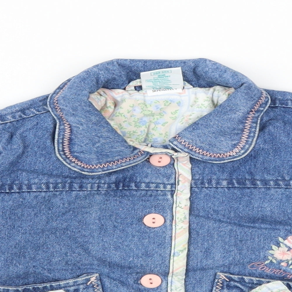 playdays Girls Blue   Jacket  Size 2-3 Years