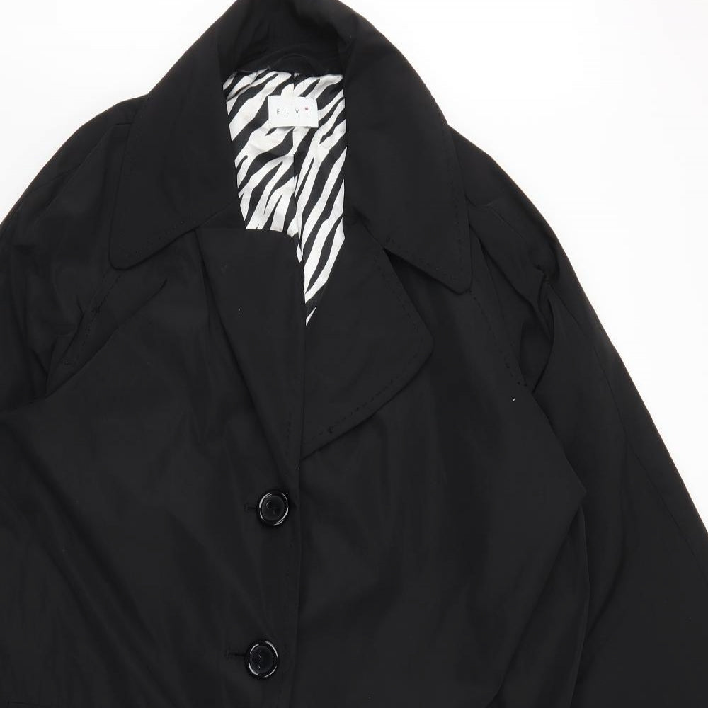 ELVI Womens Black   Jacket Coat Size 20