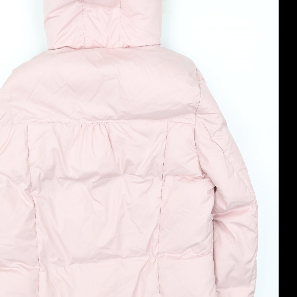Per Una Womens Pink   Puffer Jacket Jacket Size M