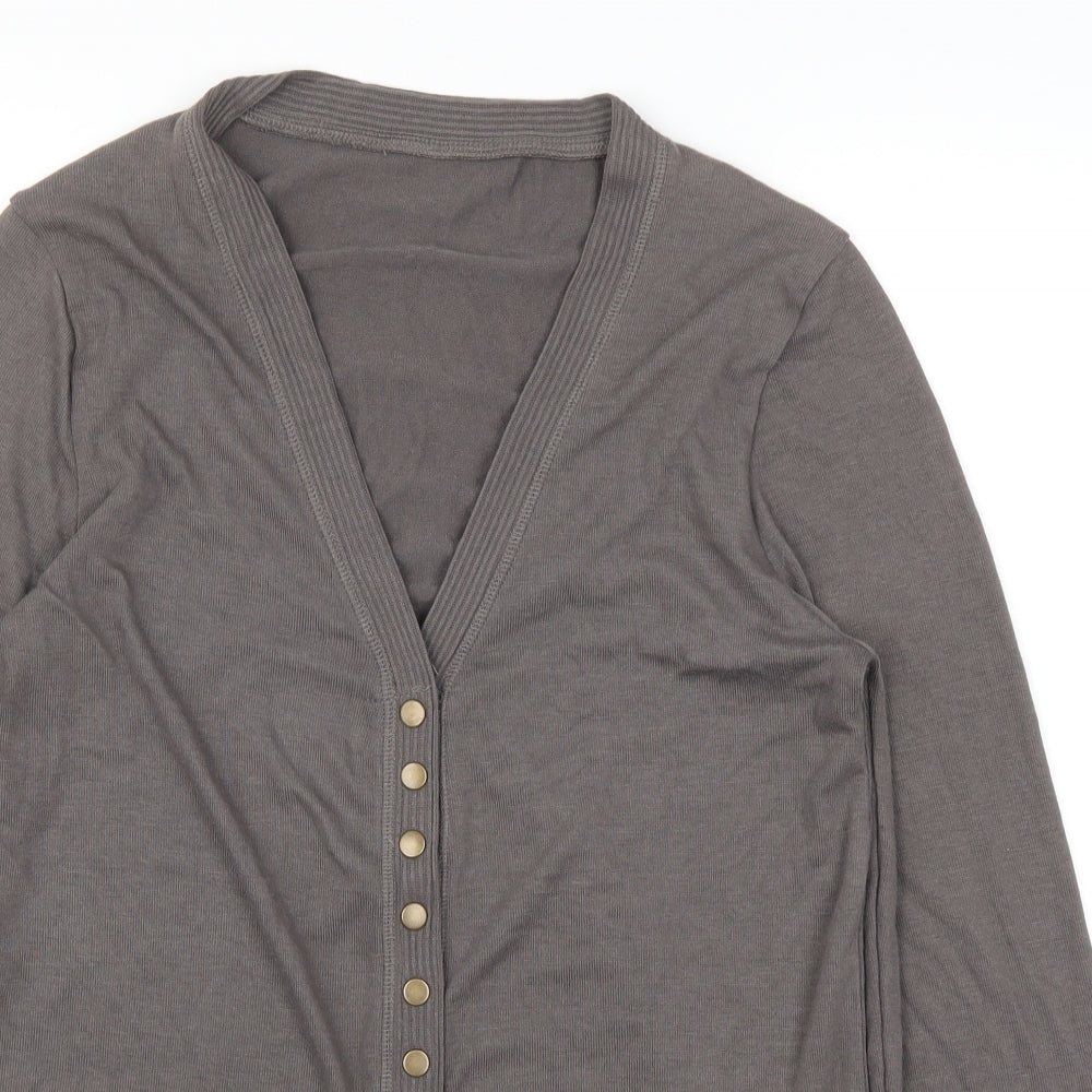 Preworn Womens Brown   Basic T-Shirt Size XL