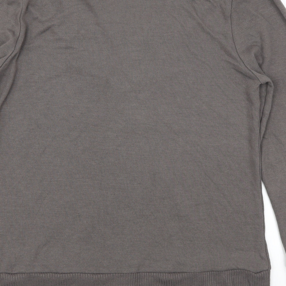 Preworn Womens Brown   Basic T-Shirt Size XL