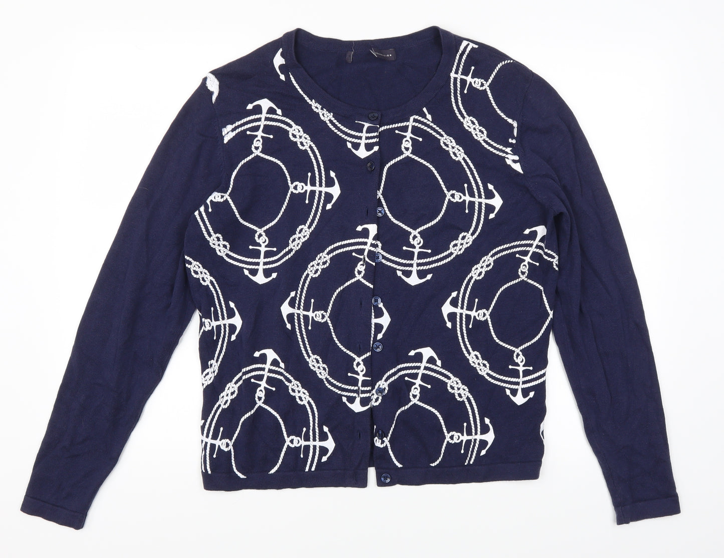 Marks and Spencer Womens Blue   Cardigan Jumper Size 16