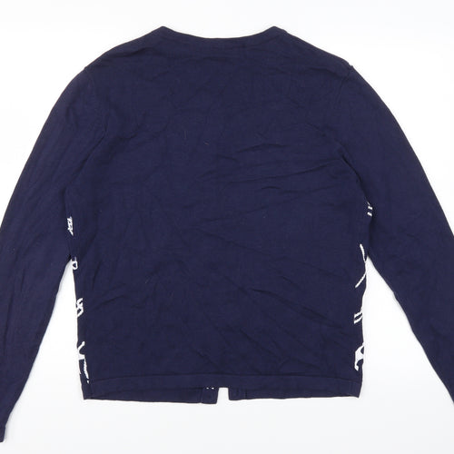 Marks and Spencer Womens Blue   Cardigan Jumper Size 16
