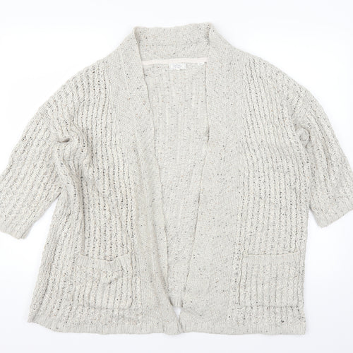 Fat Face Womens Ivory   Cardigan Jumper Size 14