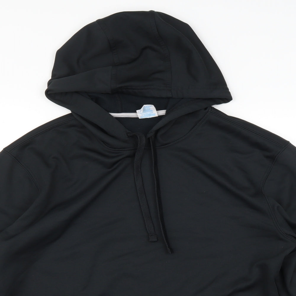 Port & Company Mens Black   Pullover Hoodie Size M