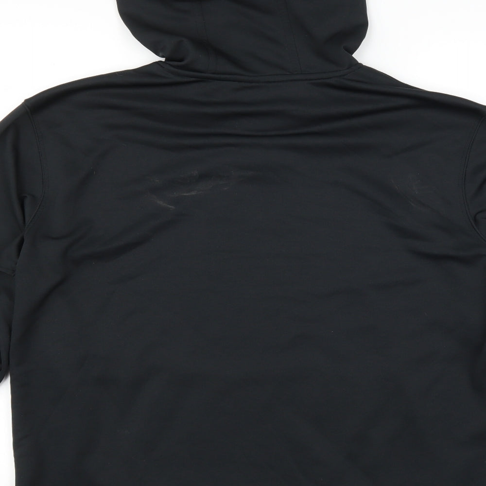 Port & Company Mens Black   Pullover Hoodie Size M
