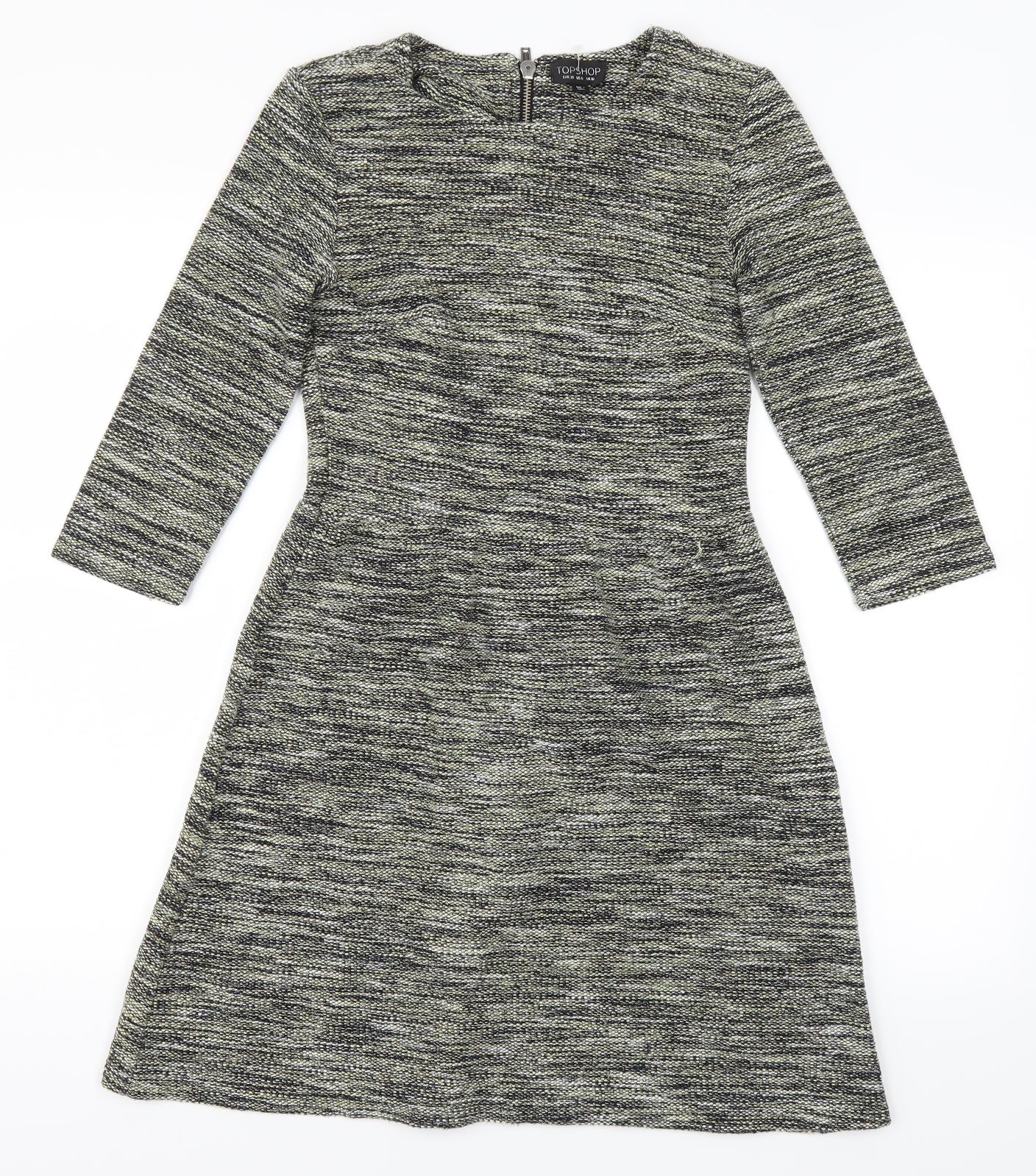 Topshop Womens Black   Fit & Flare  Size 10