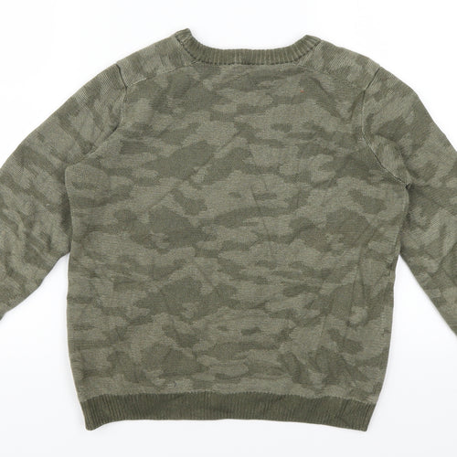George Boys Green   Pullover Jumper Size 9-10 Years