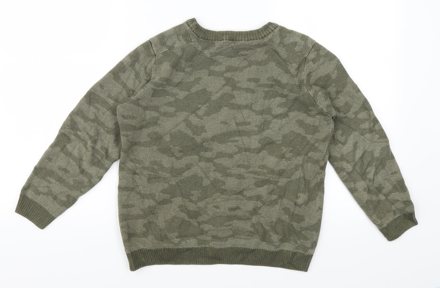 George Boys Green   Pullover Jumper Size 9-10 Years