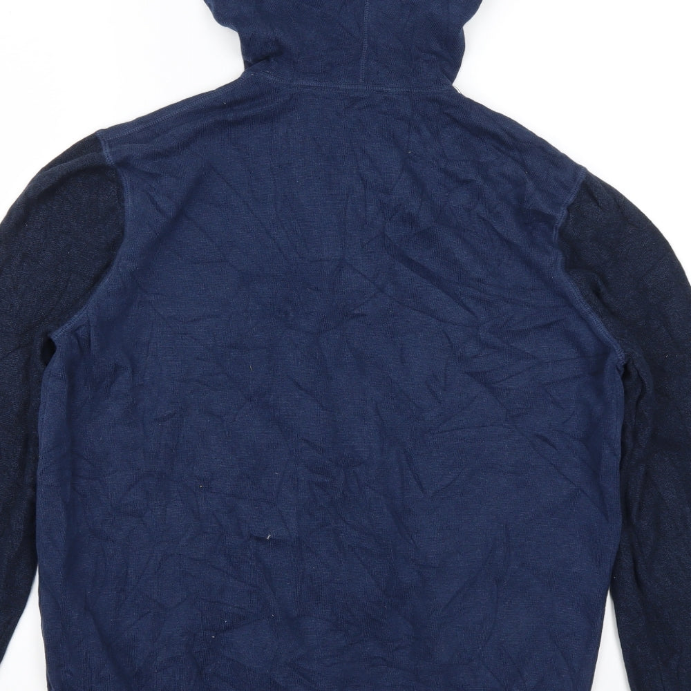 Armani Jeans Mens Blue   Full Zip Hoodie Size XL