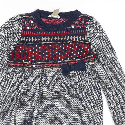 Monsoon Girls Blue   A-Line  Size 5-6 Years