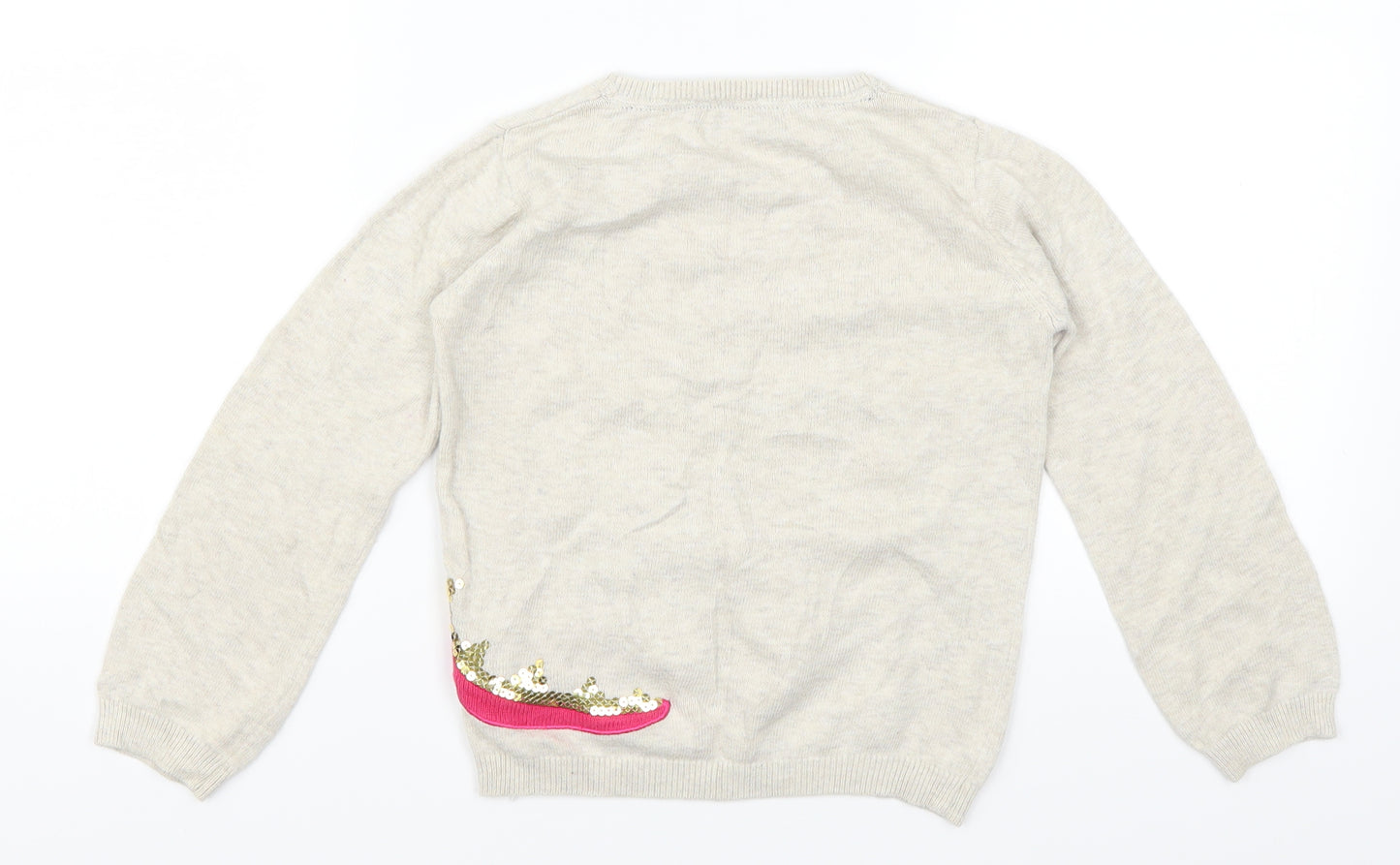 Marks and Spencer Boys Beige   Pullover Jumper Size 4-5 Years