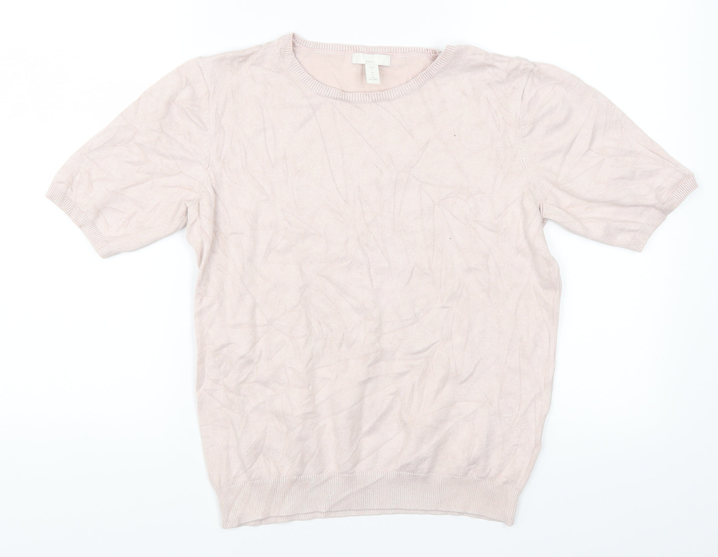 H&M Womens Pink   Pullover Jumper Size S