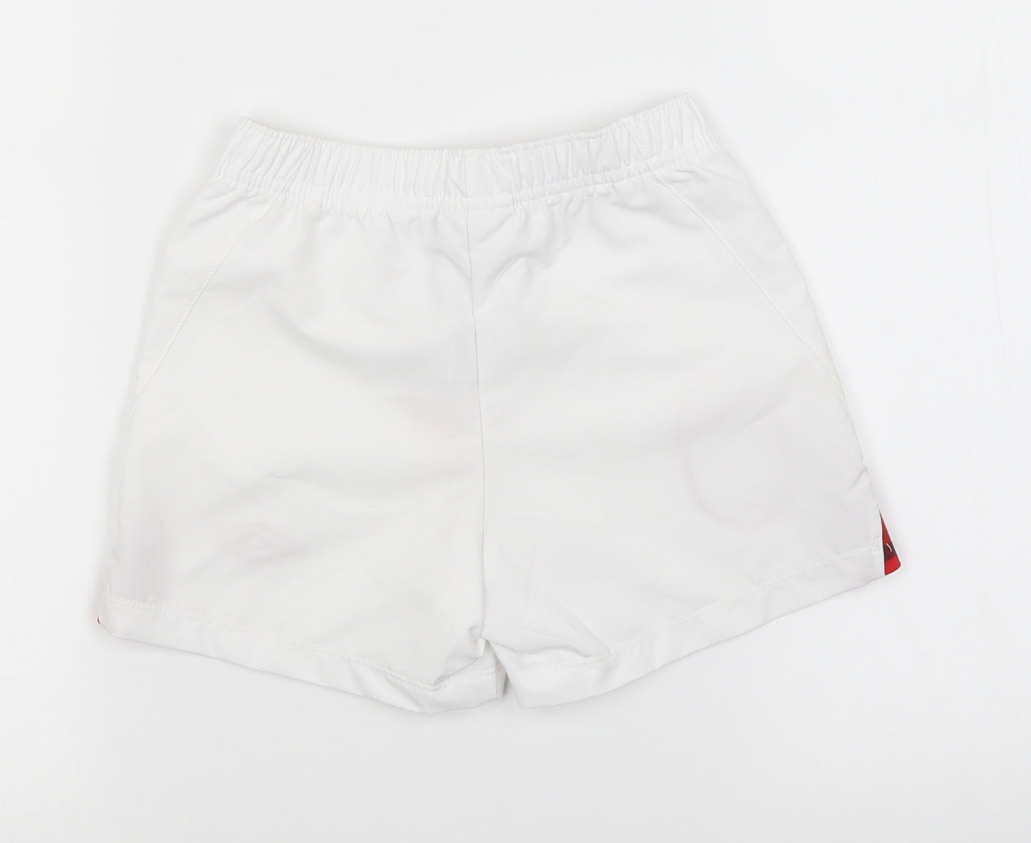 Umbro Boys White   Sweat Shorts Size 2 Years - England Football