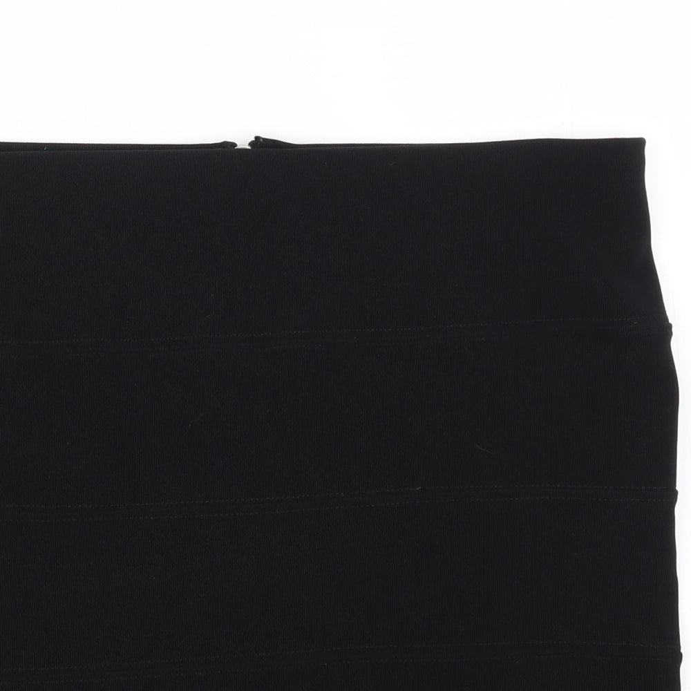 Preworn Womens Black   Bandage Skirt Size 14