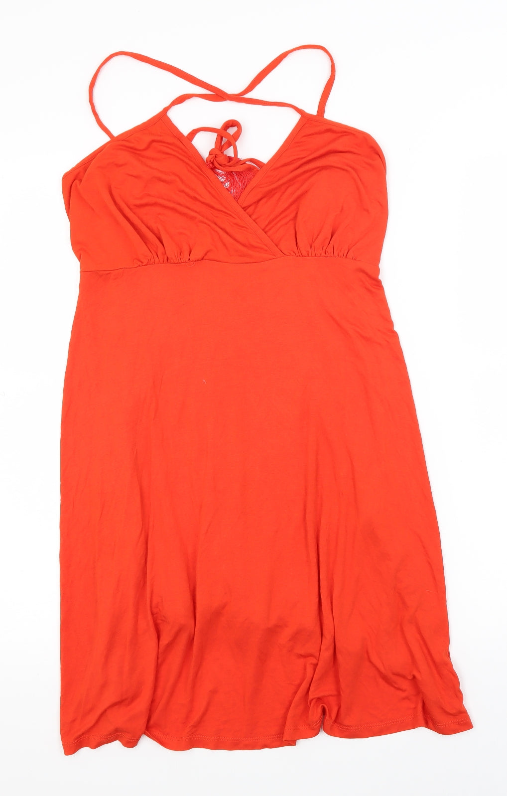 Bravissimo Womens Orange   Wrap Dress  Size 12  - Curvy