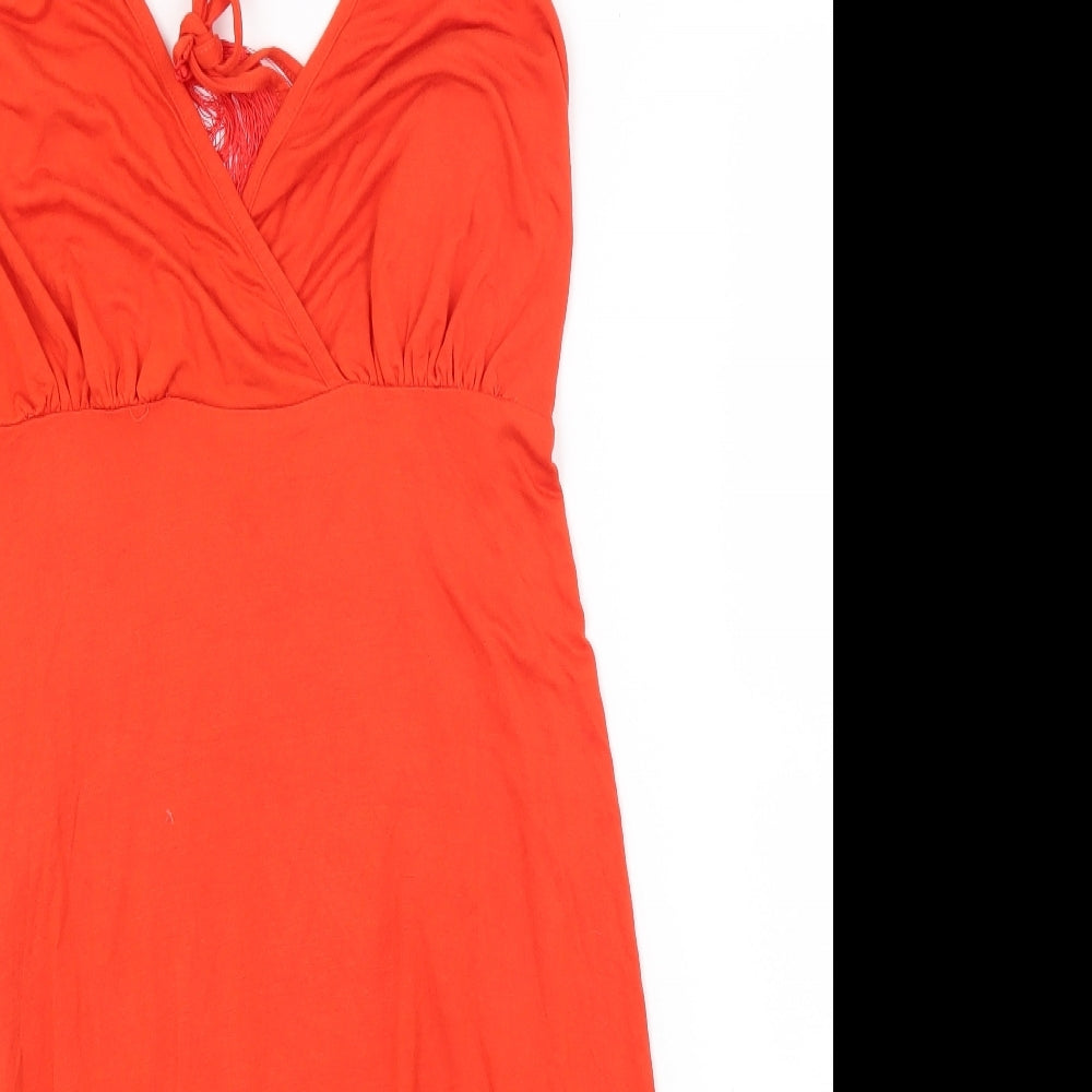 Bravissimo Womens Orange   Wrap Dress  Size 12  - Curvy