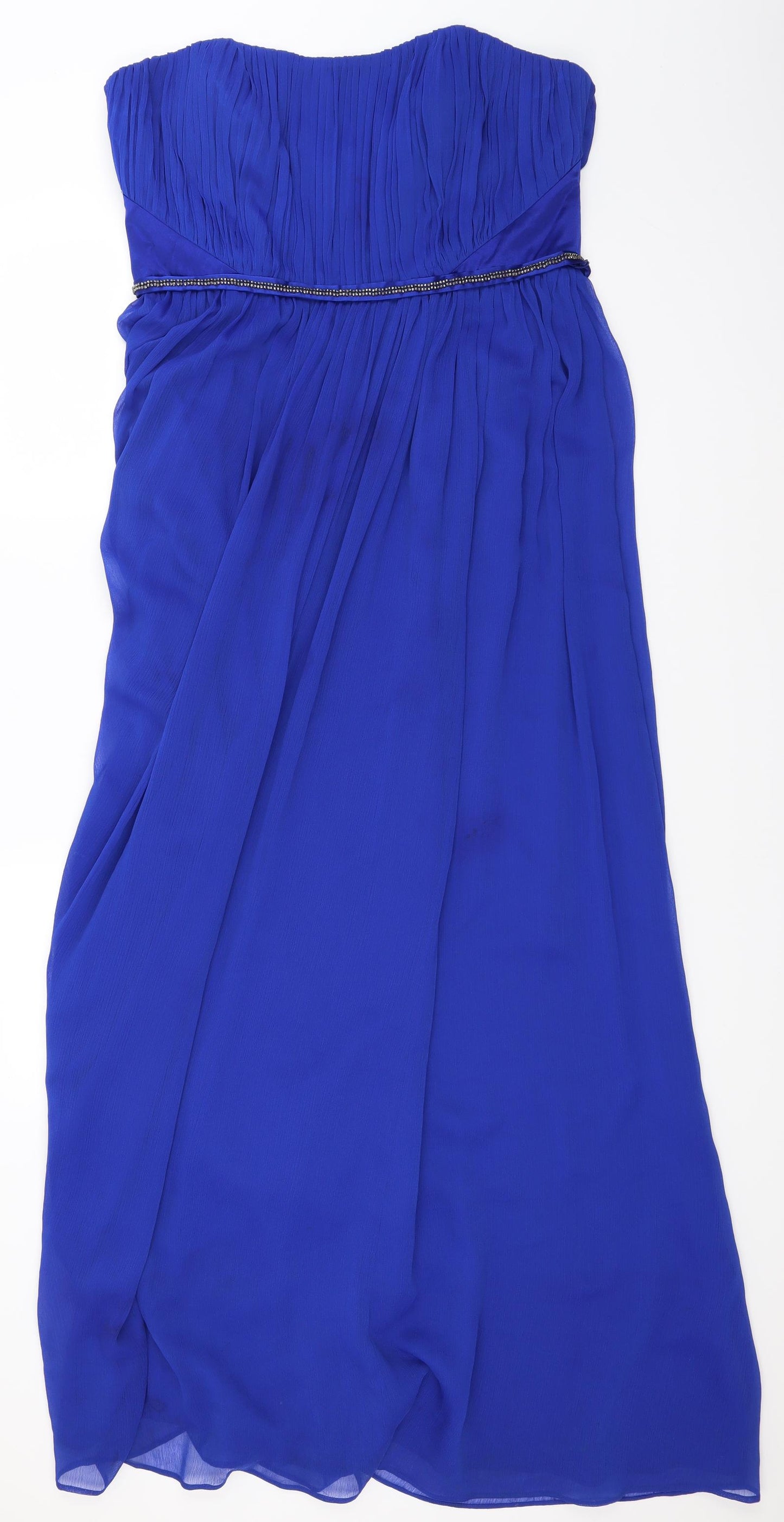 Coast Womens Blue   Ball Gown  Size 16  - Strapless