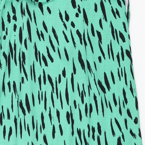 Primark Womens Green Polka Dot  Slip Dress  Size 6  - Mint Green