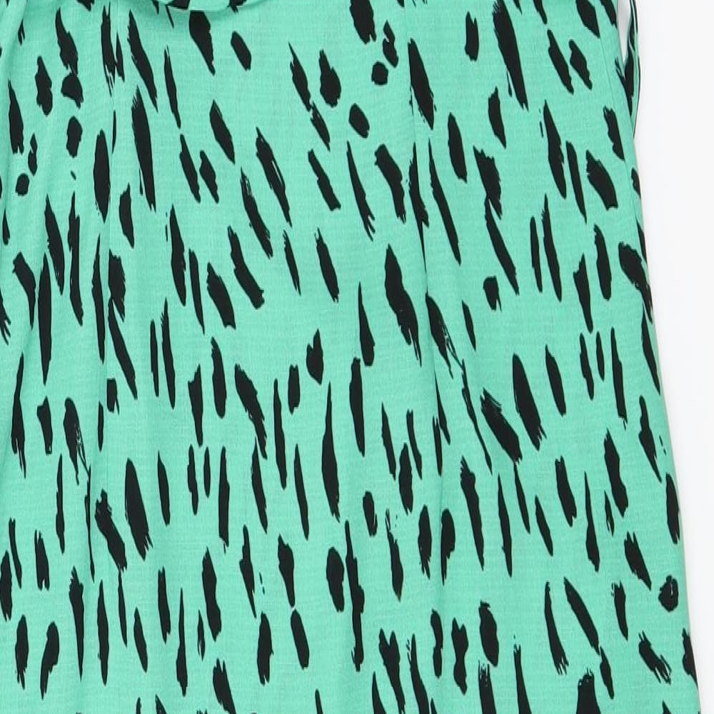 Primark Womens Green Polka Dot  Slip Dress  Size 6  - Mint Green