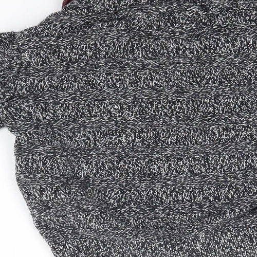 F&F Boys Grey  Knit Pullover Jumper Size 2-3 Years  - shirt collar insert