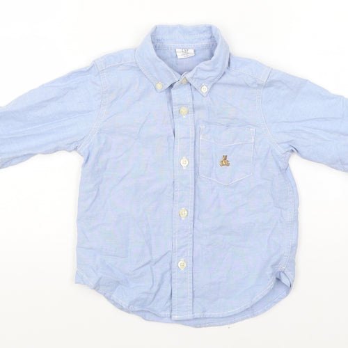 Gap Boys Blue   Basic Button-Up Size 2 Years