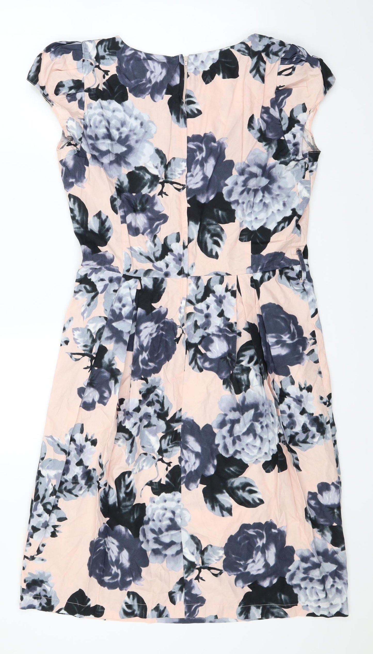 Autonomy Womens Pink Floral  Fit & Flare  Size 16