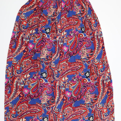 NEXT Womens Red Paisley  Maxi Skirt Size 10