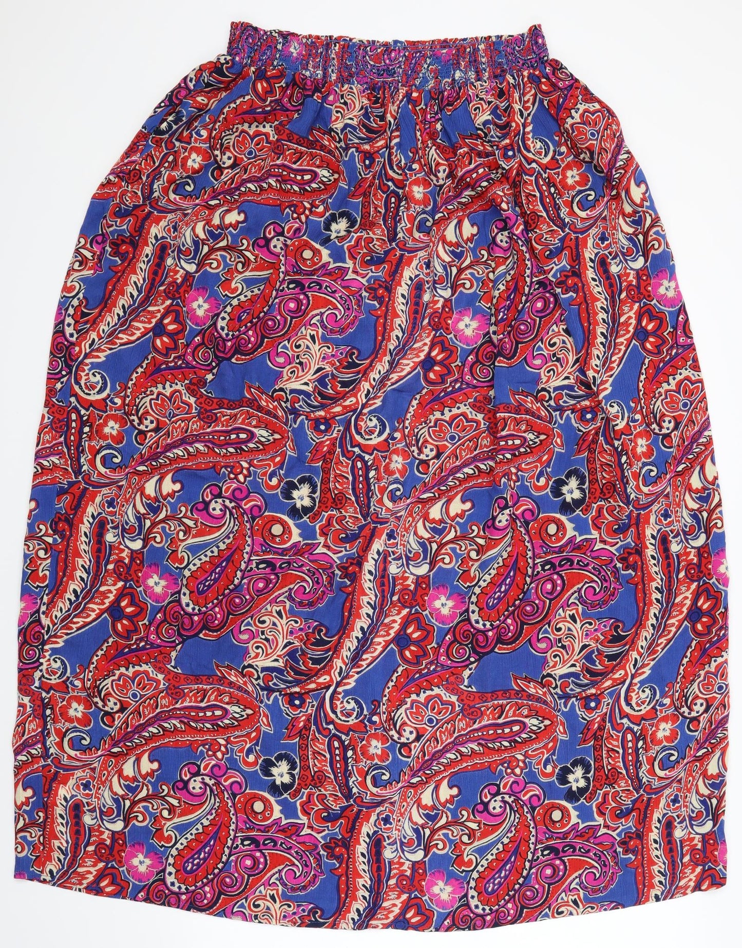 NEXT Womens Red Paisley  Maxi Skirt Size 10
