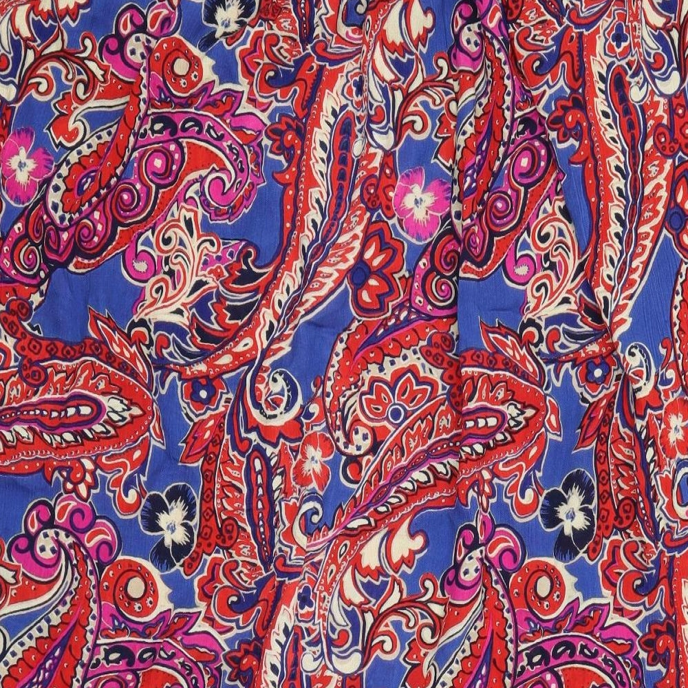 NEXT Womens Red Paisley  Maxi Skirt Size 10