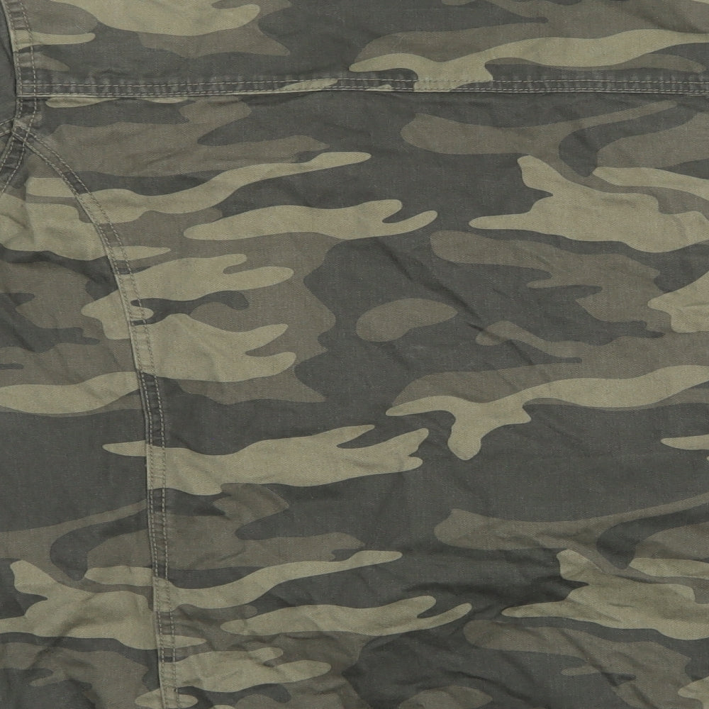 Parisian Collection Womens Multicoloured Camouflage  Military Jacket Jacket Size 8