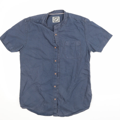 Red Herring Mens Blue    Button-Up Size S