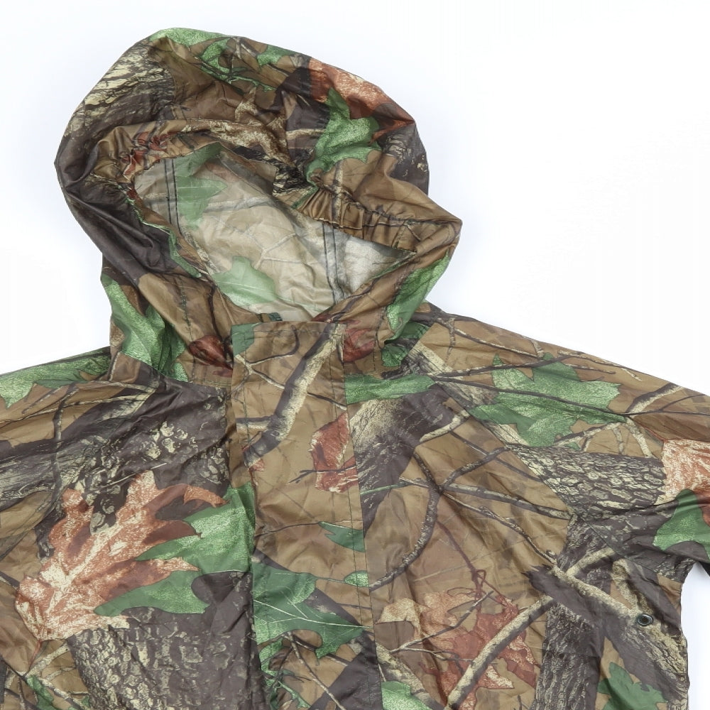 ProClimate Mens Multicoloured Camouflage  Rain Coat Jacket Size S