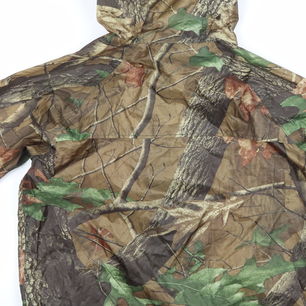 ProClimate Mens Multicoloured Camouflage  Rain Coat Jacket Size S