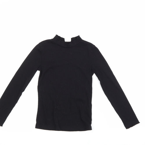 F&F Girls Black   Pullover Jumper Size 7-8 Years