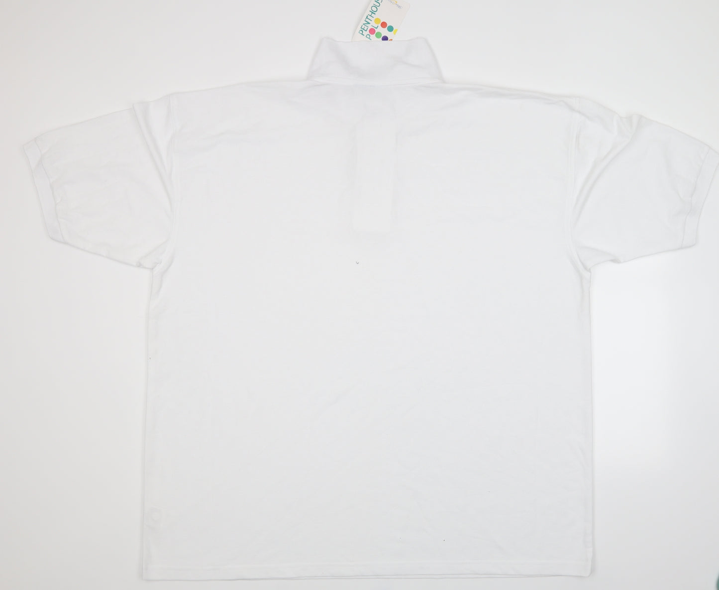 Blue Max Mens White    Polo Size 2XL