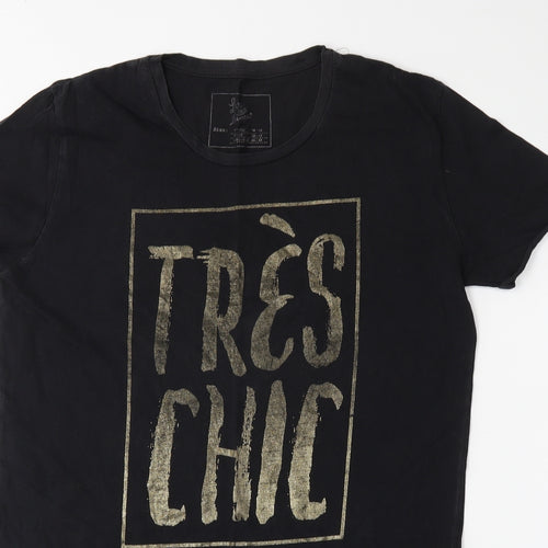 Love to lounge Womens Black   Basic T-Shirt Size 14