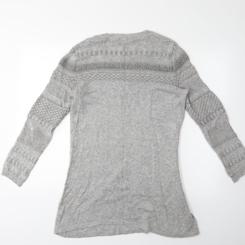 H&M Womens Grey   Pullover Jumper Size M