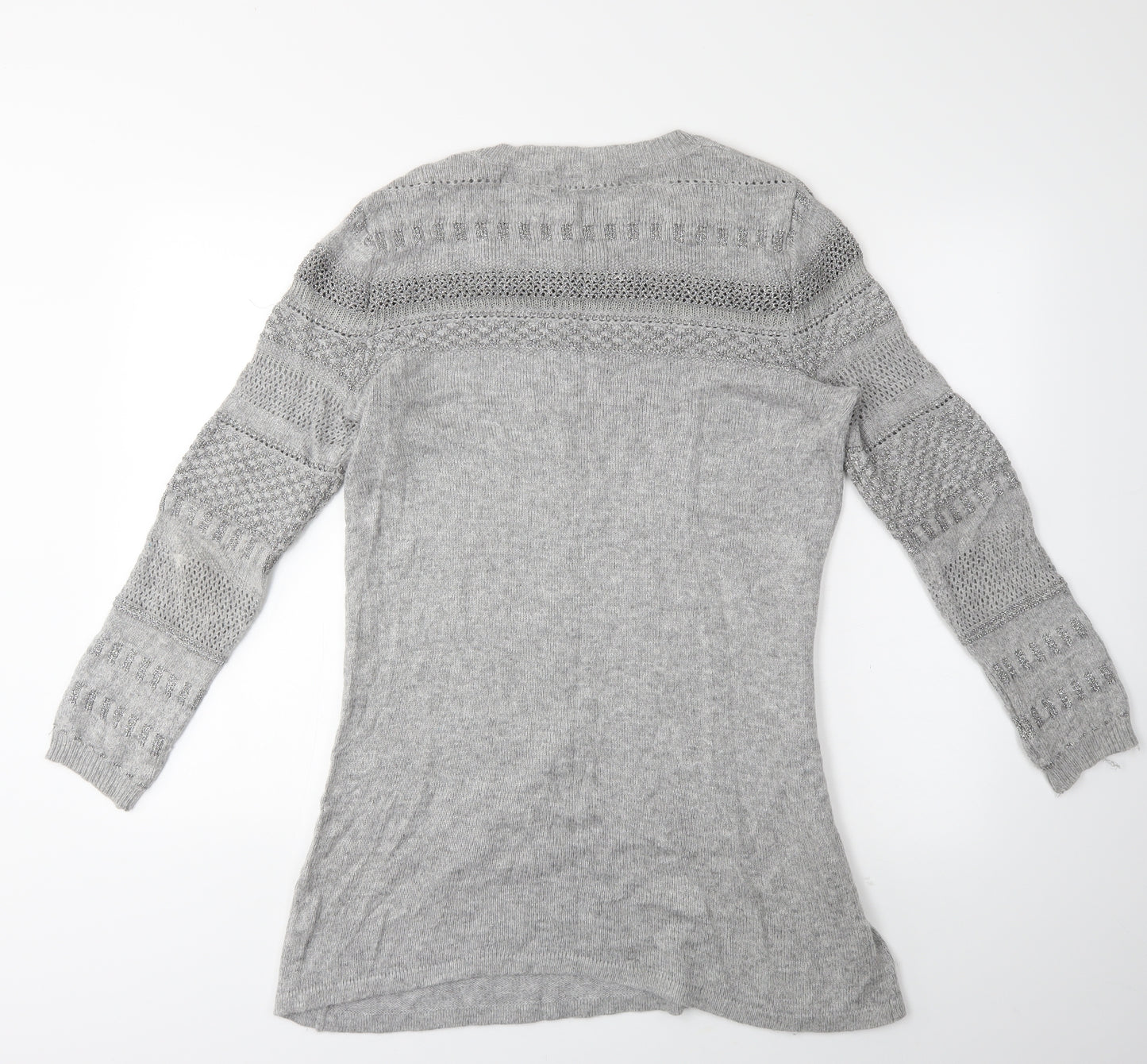 H&M Womens Grey   Pullover Jumper Size M