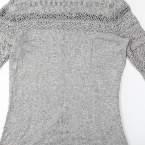 H&M Womens Grey   Pullover Jumper Size M