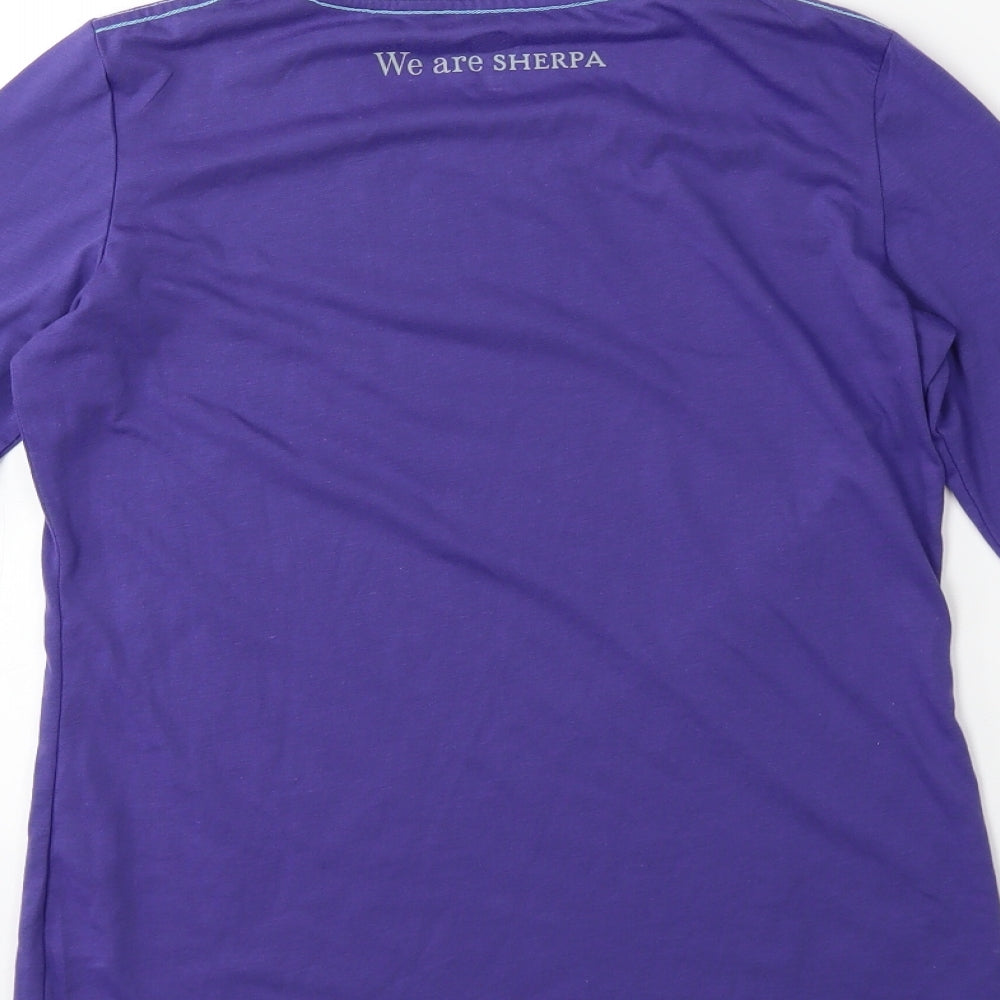 Sherpa Womens Purple   Basic Casual Size XS