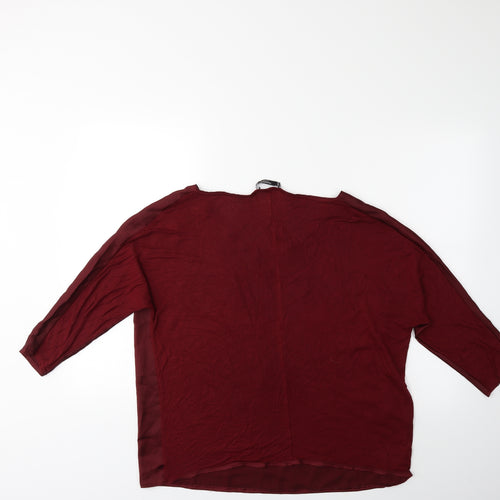Mango Womens Red   Basic Blouse Size L