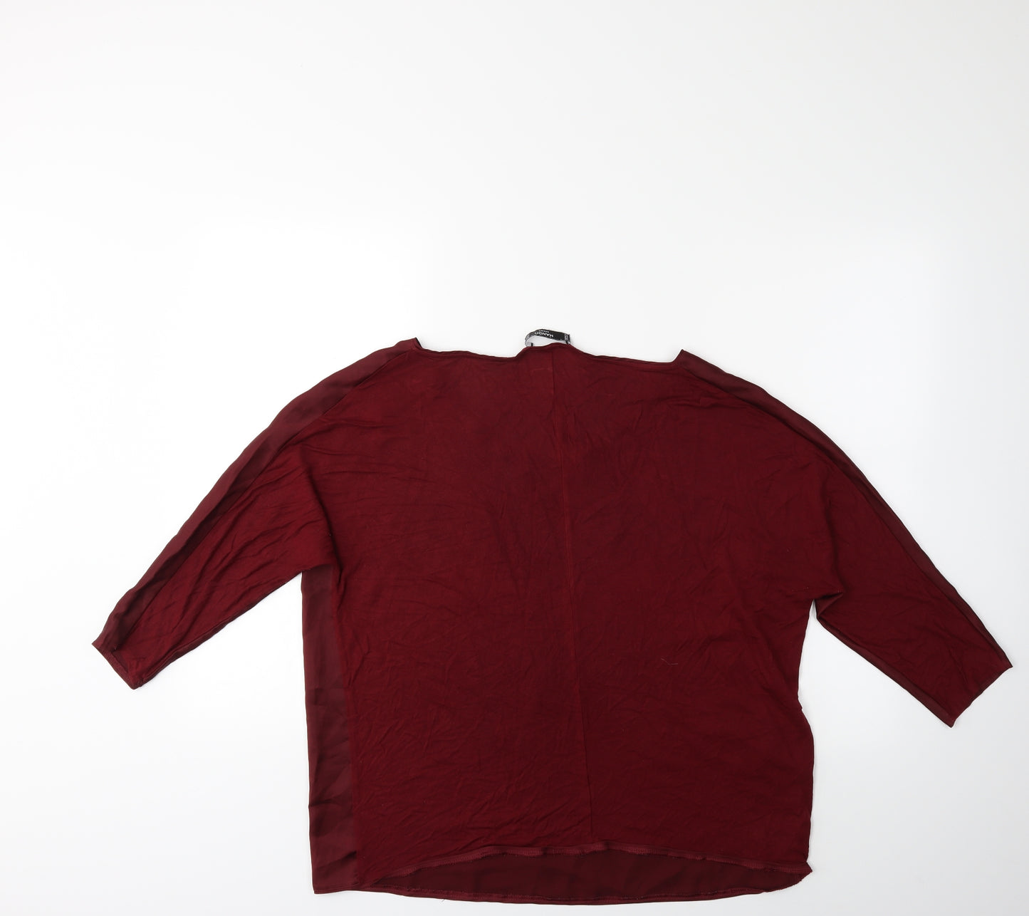 Mango Womens Red   Basic Blouse Size L